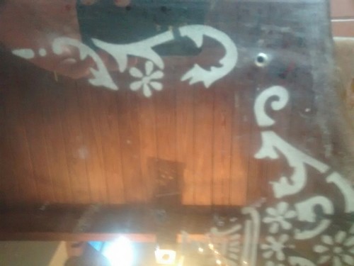 Antique Mirror Late 1800's, Tapered Edge Glass