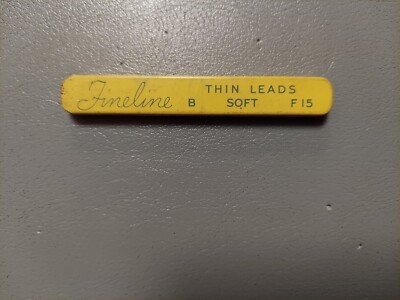 Vintage Scheaffers Fineline Thin Leads Metal Box B Soft F15 Drafting Pencil lead