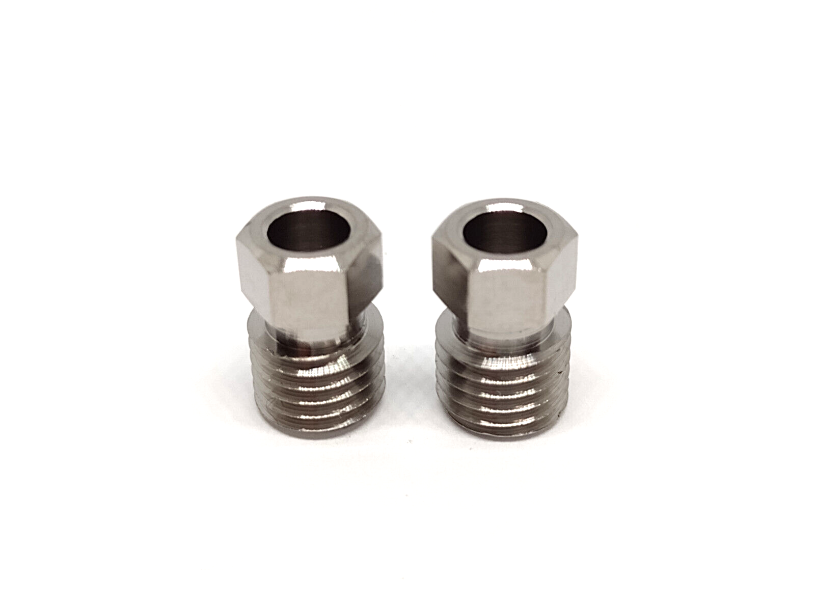 ピクティニ　BWR RAW Silver Titanium Coarse Thread Compression Nuts Magura