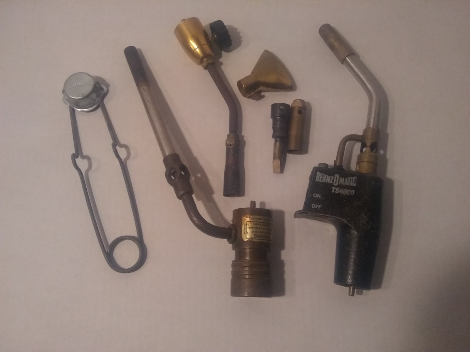 Lot Of 3 Torch Heads TurboTorch TIP ST-3 ,BernzOmatic TS4000 And Parts