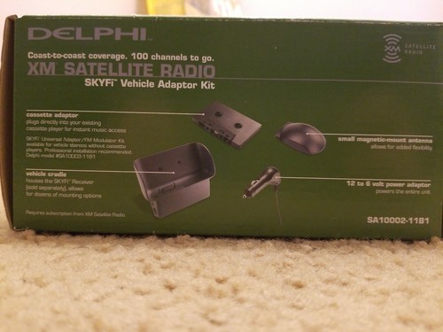 NEW,, Delphi XM SKYFI Satellite Radio Vehicle Adapter Kit  SA10002