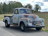 1950 Chevrolet 3100 step side truck, 6cyl manual, patina, drives great.