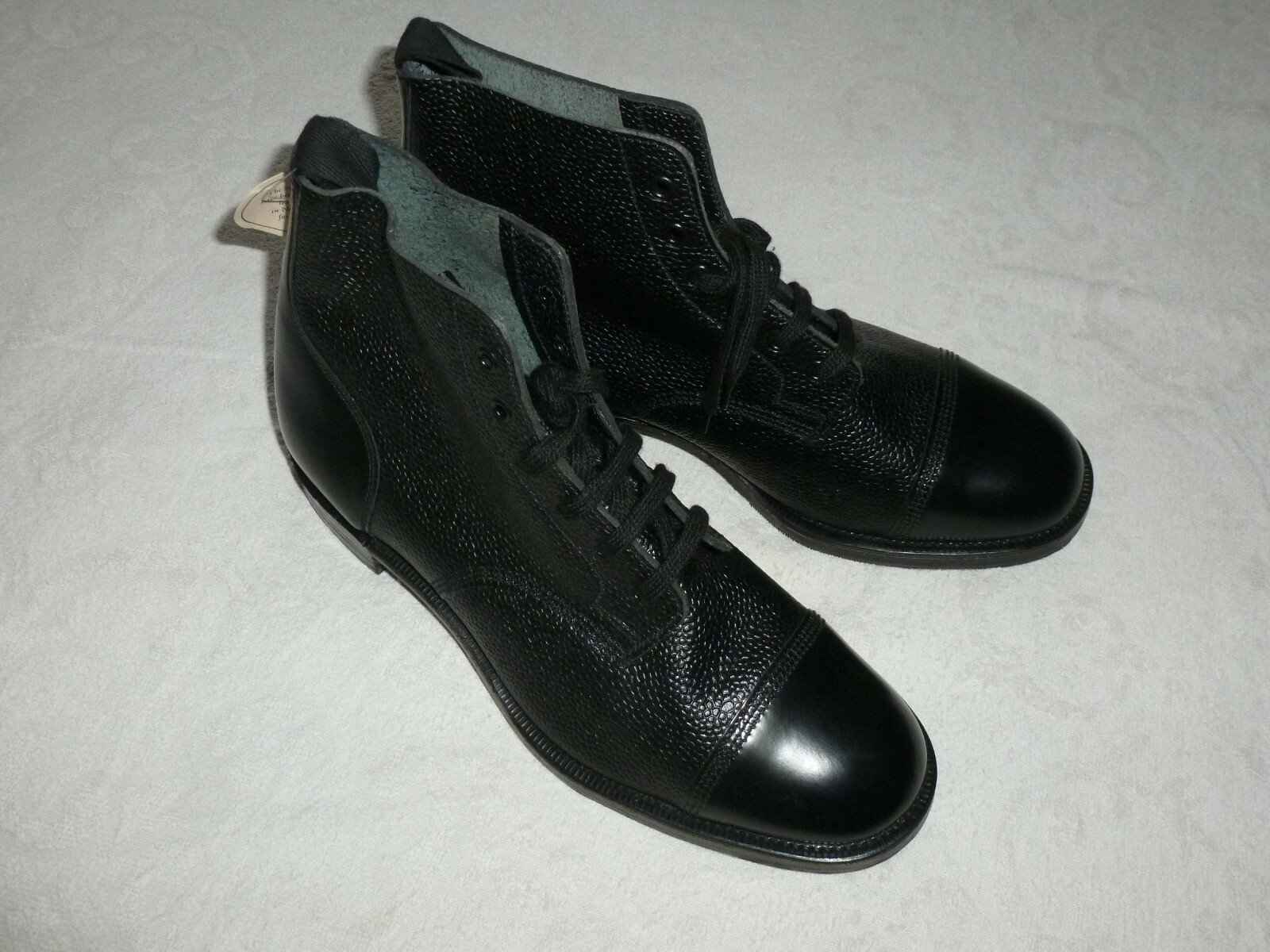 SANDERS AMMO BOOTS CADET PARADE ANKLE NEW DERBY OFFICERS 12