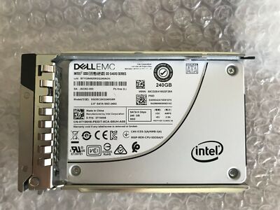 Dell Intel DC S4610 240GB Series SSDSC2KG240G8R W/Tray 6G SATA 2.5'' SSD