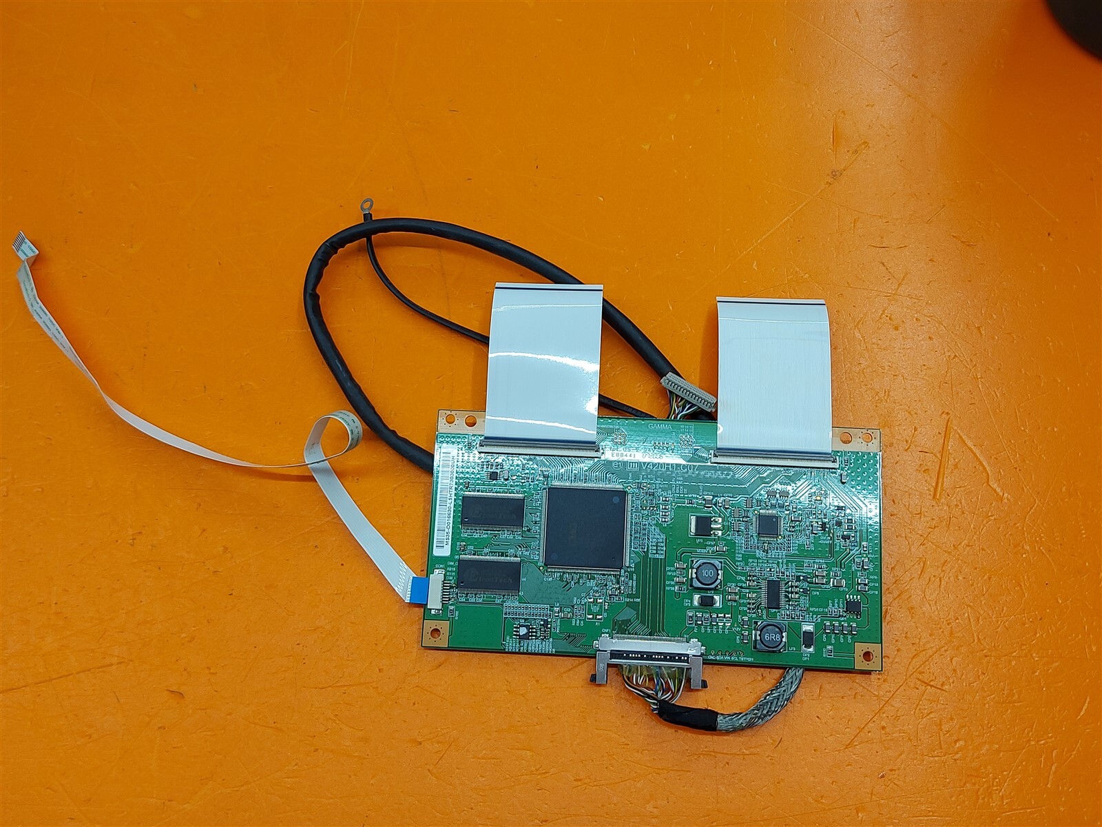 TV TCon T-Con Board 996510010061 w Flex Ribbon Cables & LVDS