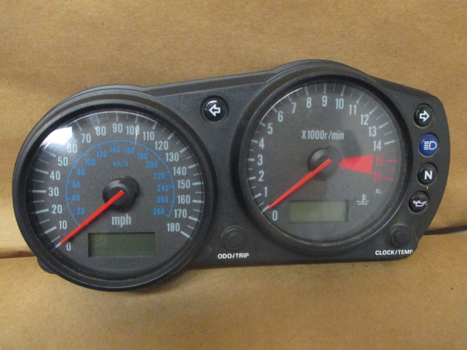 2000-2002 ZX6r, 2004-2008 ZZR600, Gauges, speedometer, 7,502 Miles, GUARANTEED 2000-2002 ZX6r, 2004-2008 ZZR600, Gauges, speedometer, 7,502 Miles, GUARANTEED