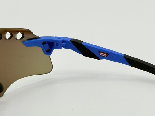 Pre-owned Oakley Space Encoder Sunglasses Blue Frames 24k Prizm Lenses Only 940 Made In Gold