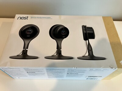 NEST Indoor Smart Security Camera (3 Pack) Model NC1104US 