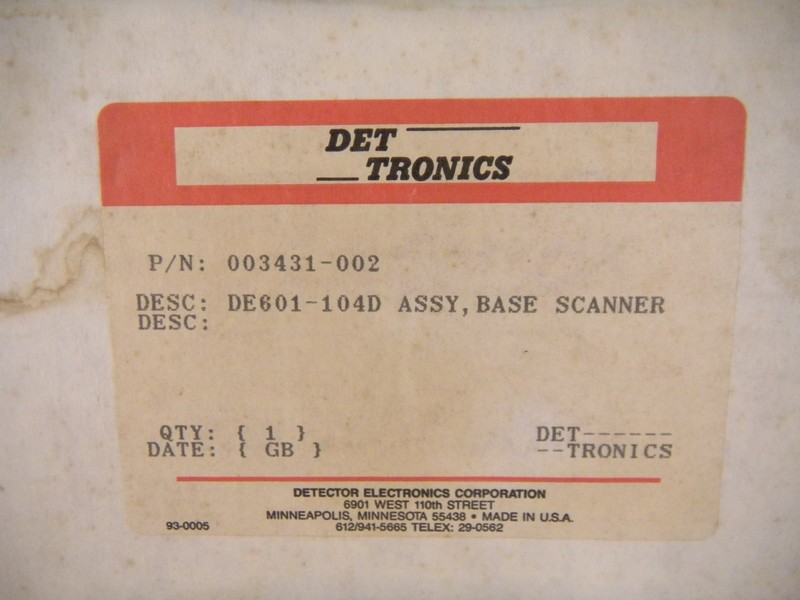 Base scanner. Base scanner