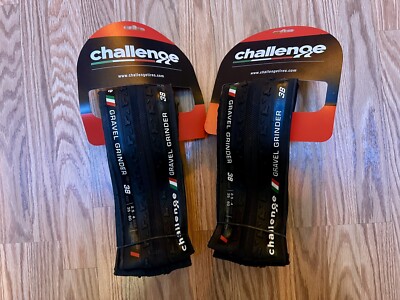 Challenge Gravel Grinder Tires 700 x 38 Vulcanized Clincher Folding Black Bike