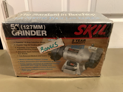 Vintage skil bench grinder deals