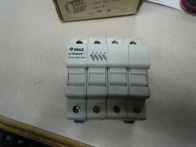 MERSEN/FERRAZ SHAWMUT USM4 Fuse Block Midget CC 30A 4 Pole 32 AMP 690V 