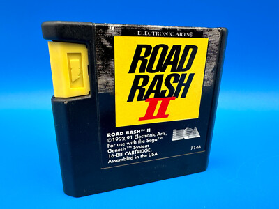 SEGA GENESIS ROAD RASH II 2 TWO GAME