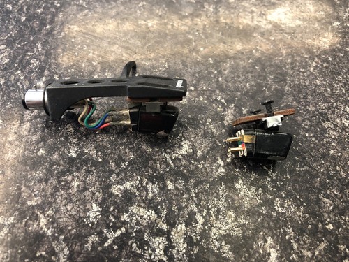 (2) Stanton 505 DJ Cartridges and (1) Gemini Headshell (no stylus included)