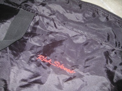RICK STEVES EUROPE PBS Black Luggage Folding Travel Tote Carry On Bag USED