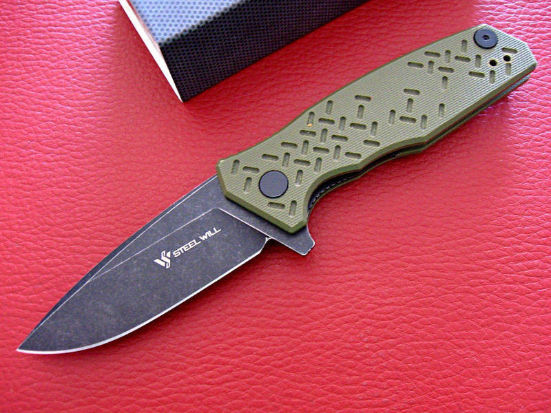 Steel Will F14-33 Chatbot G10 D2 Liner Lock Knife NIB