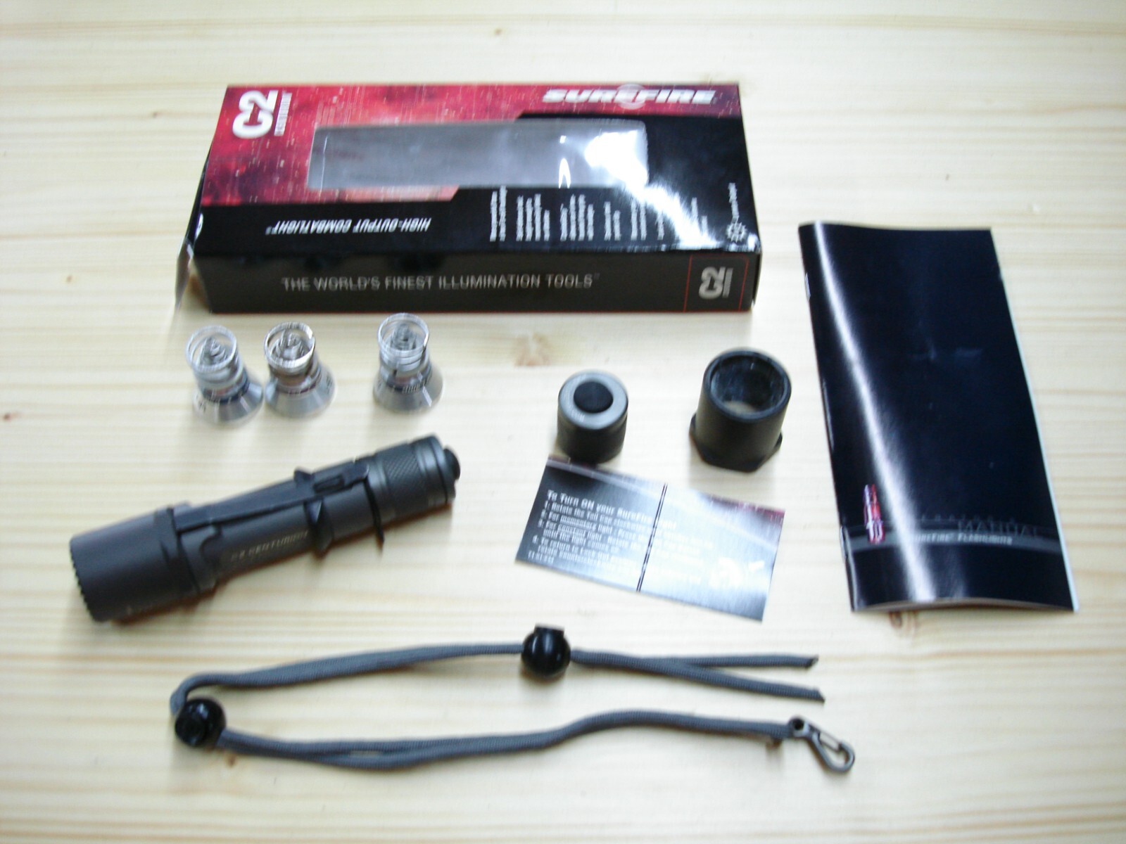 Surefire C2 Centurion Flashlight KX4 Led P60 P61 Lamps Z48