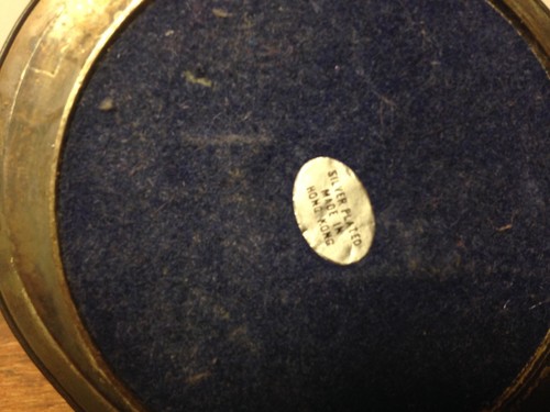 Vintage Silver Plate Giraffe Compote Figurine w/ Finely Etched Base