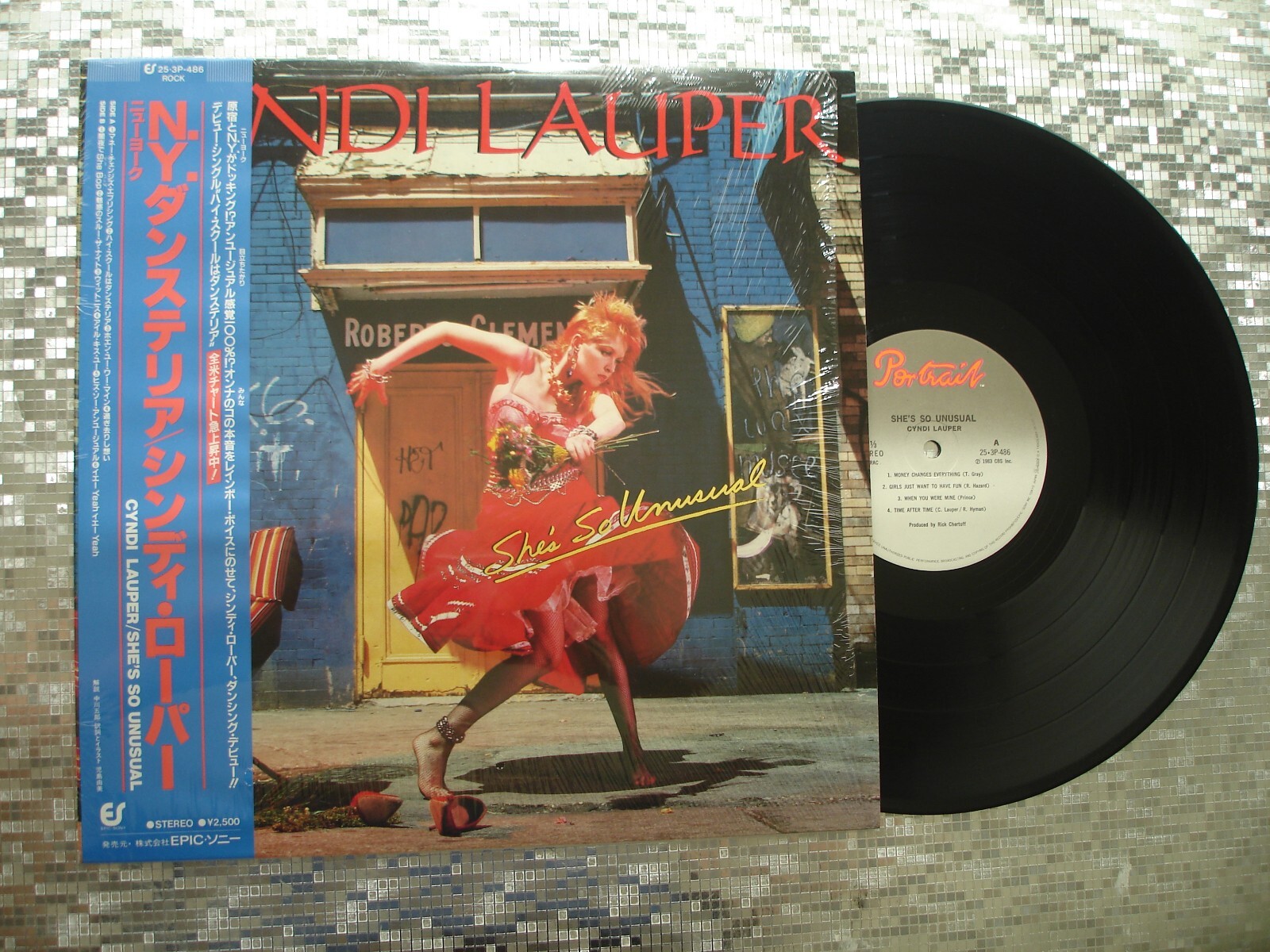 Cyndi Lauper ‎ ~ She's So Unusual ~ Japanese IMPORT LP