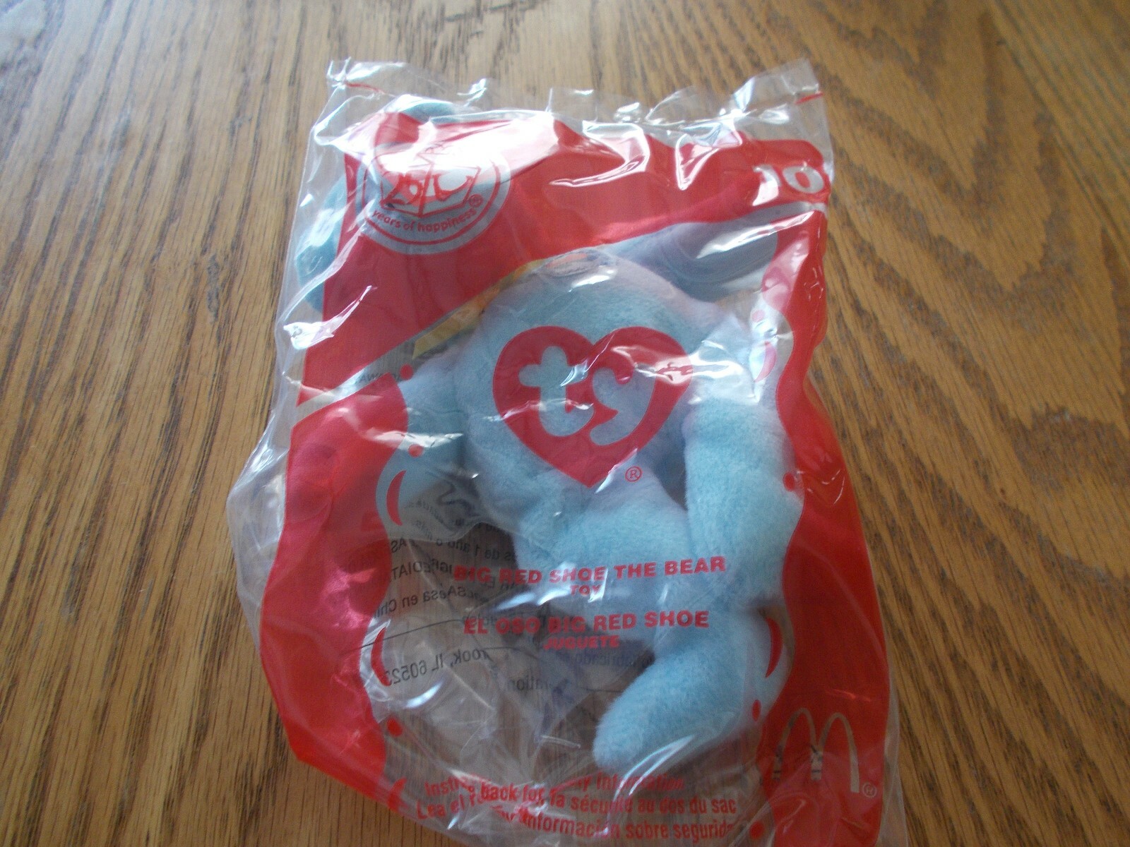 ONE CASE 150/CS MCDONALDS HAPPY MEAL BIG RED SHOE THE BEAR/FRIES THE BEAR/GRIMAC