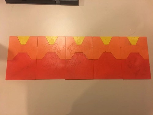 VTG 1979 Tomy Mighty Men Monster Maker 5 Leg 5 Torso 5 Head Plates in Box