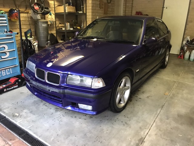 Velvet blue bmw