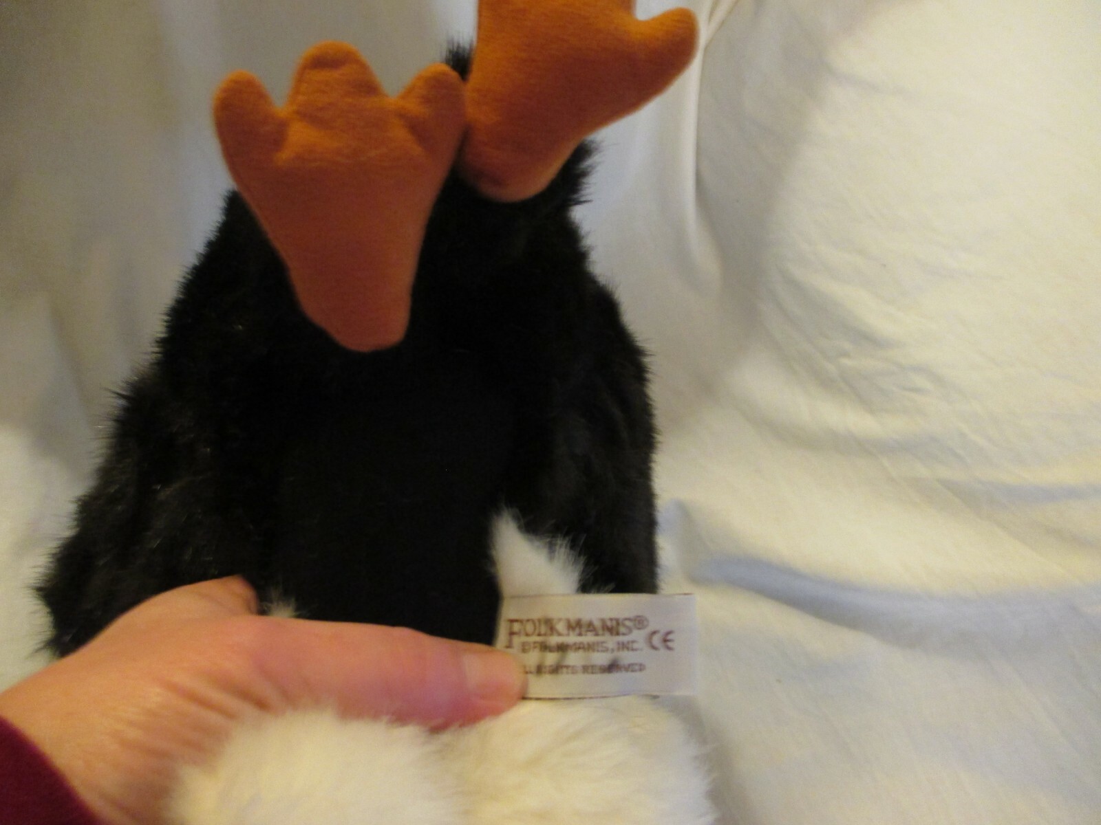 Plush Bald Eagle Puppet with Wings that Flap Folkmanis 28