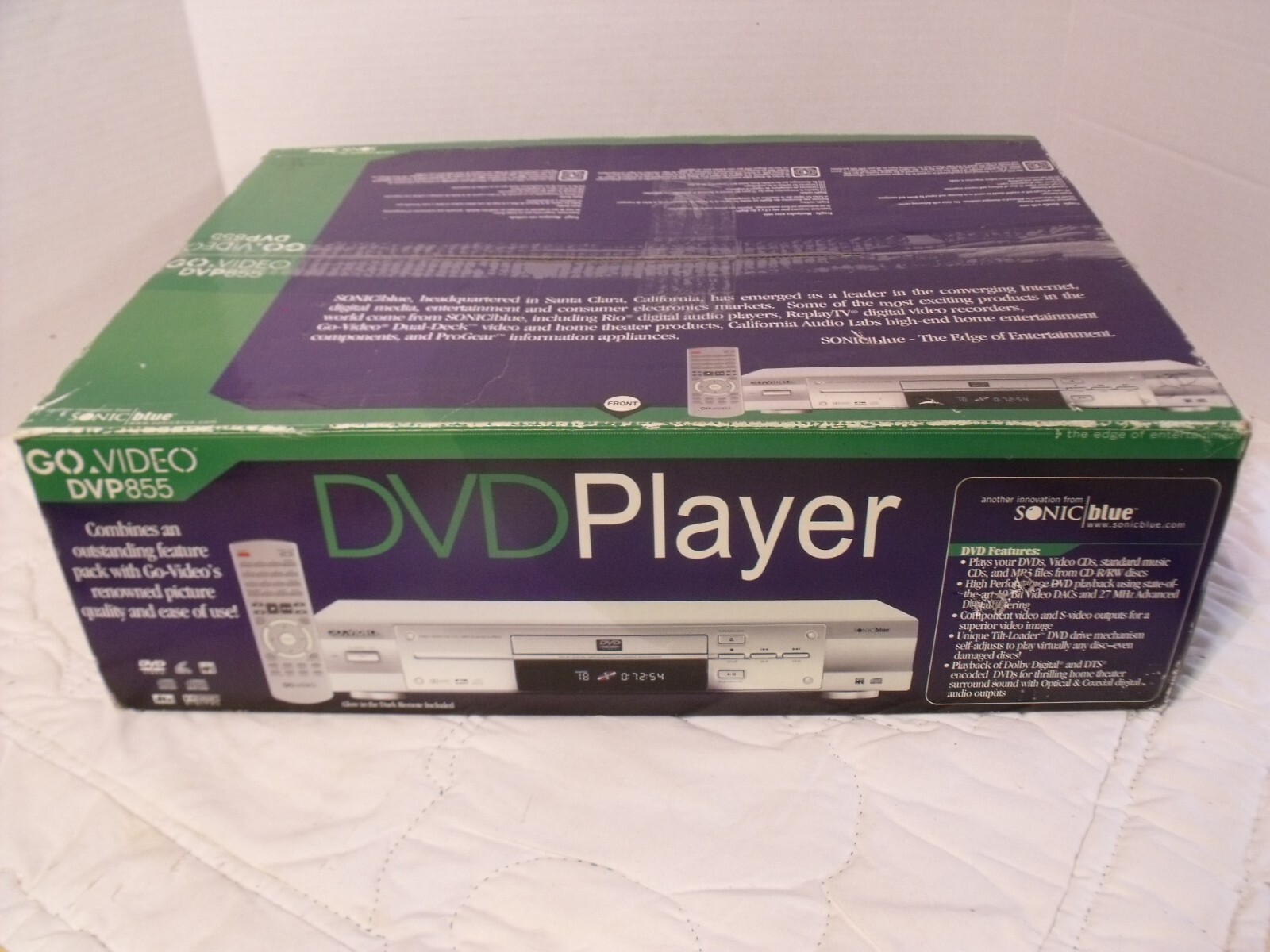 Dvp855  Open Box Brand New