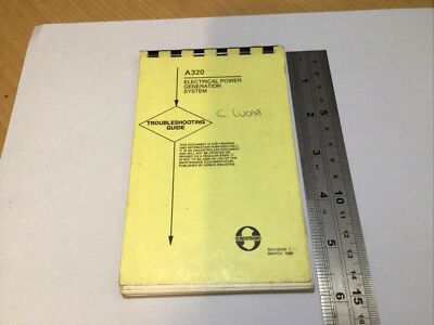 Sundstrand A320 Electrical Power Generation System Troubleshooting Guide 1989