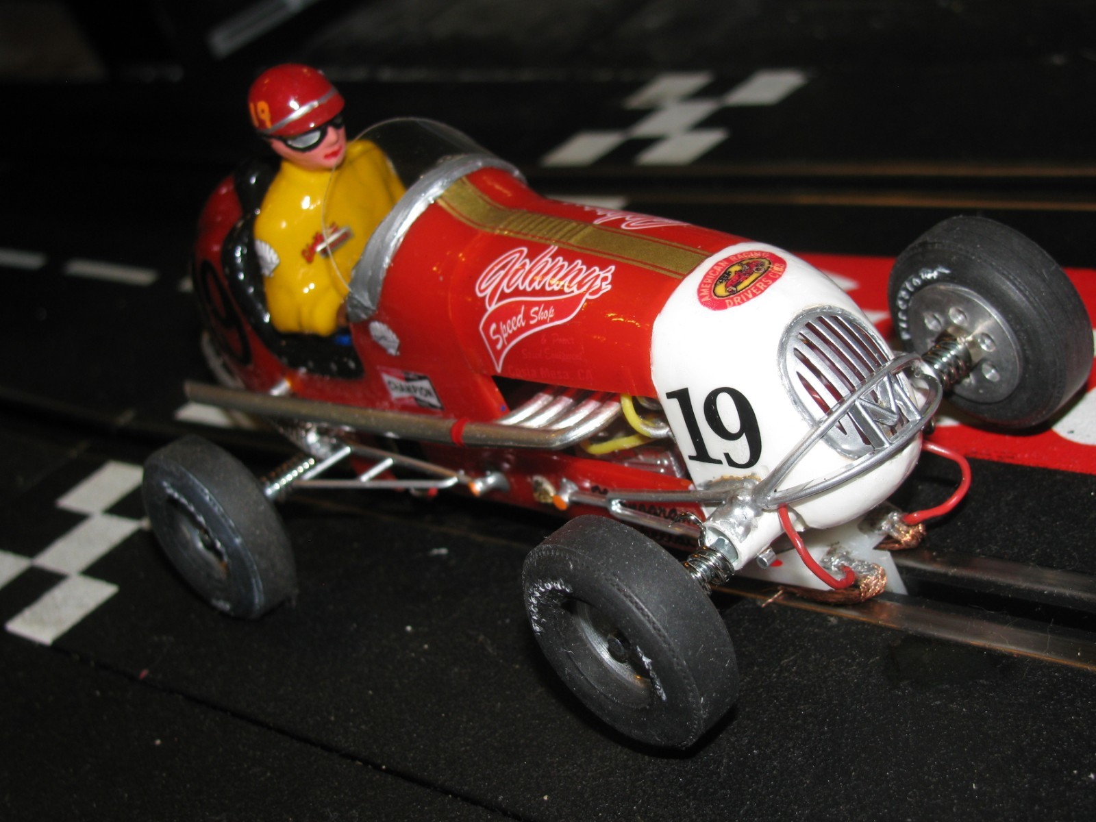 Monogram Midget Racer “Johnnys Speed Shop Midget Racer II” Slot Car # 19