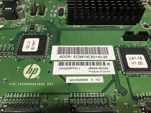 HP Switch System Board J9625-60002 CN22DRT21J