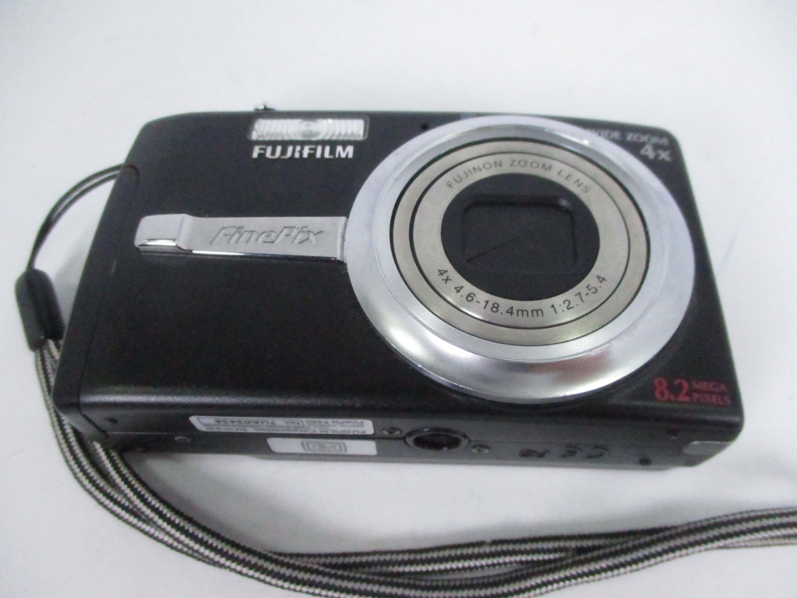 Fujifilm FinePix F480 8.2 MP Digital Camera Black Tested With Computer Cable