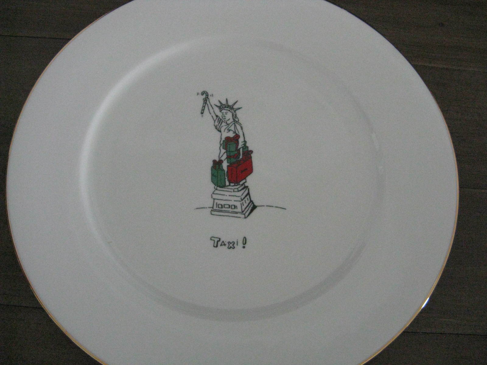 Set of 4 Dayton Hudson Merry Masterpiece Dinner Plates Original Box
