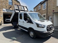 2022 Ford Transit TIPPER 2.0 TDCI 130 PS DOUBLE/ CREW CAB TWIN WHEEL FSH  Tipper