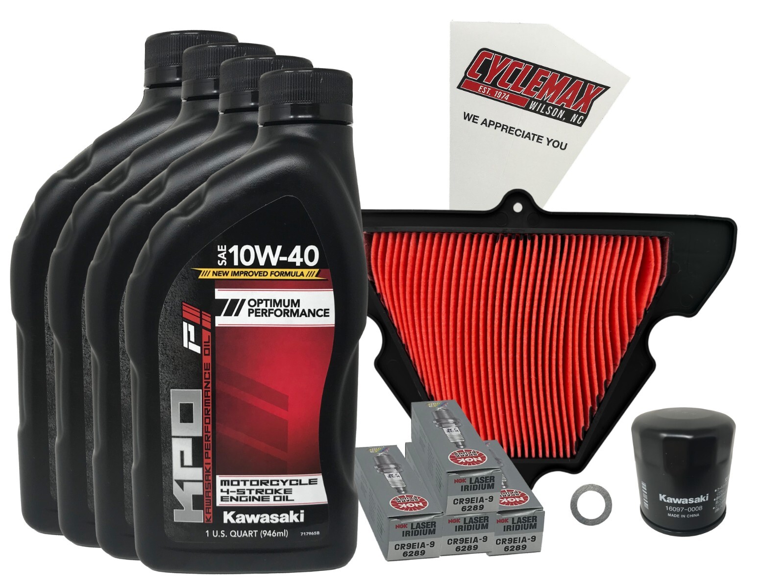 専用1 Cyclemax Standard Tune Up Kit w/ Plugs fits Kawasaki 2012