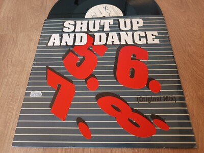 MAXI 45T - 12" -  Shut Up And Dance* – 5.6.7.8.   HOUSE breakbeat 1990 EX/NM