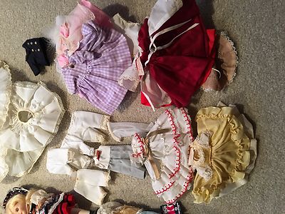 10 Collectible 1970's/1980's Dolls.  10 different vintage dolls.  Plus Clothing