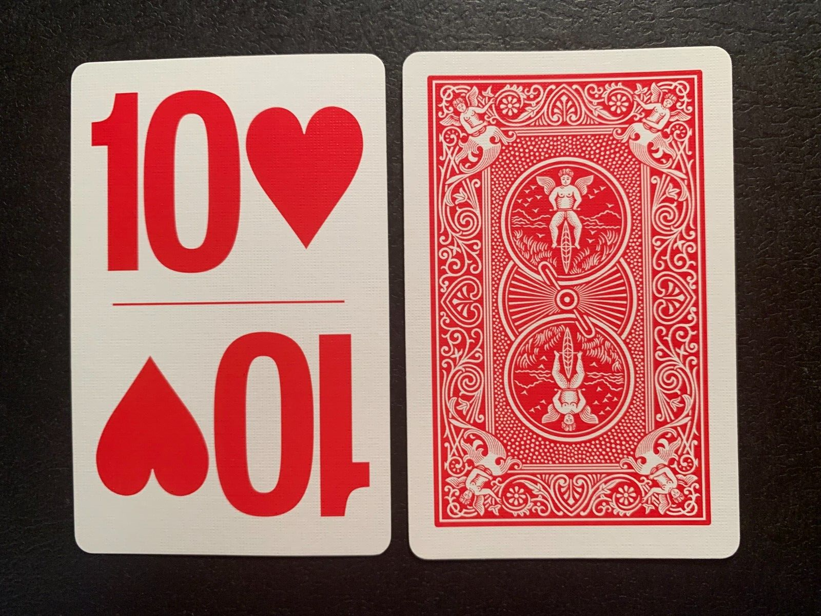 トランプ Gods Playing Cards Set Swap Playing Card LARGE PRINT Ten Of Hearts BICYCLE One Card