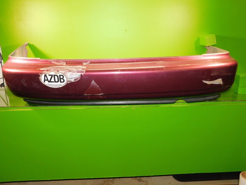 92-95 Civic EX coupe OEM rear back bumper cover camellia red pearl purple