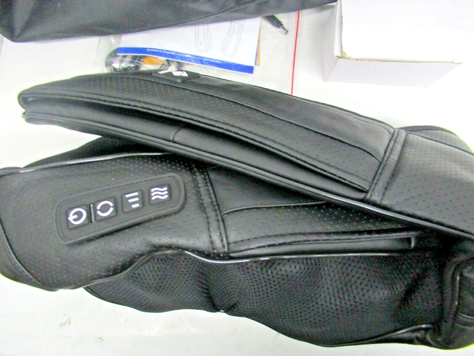 Shiatsu Massager Rechargeable Cordless Back Neck Shoulder Arms Legs 2 Heat Setti