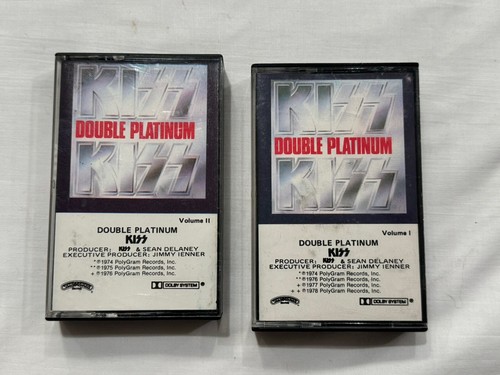 Kiss Double Platinum Vol. 1 & 2 Cassette Tape Polygram
