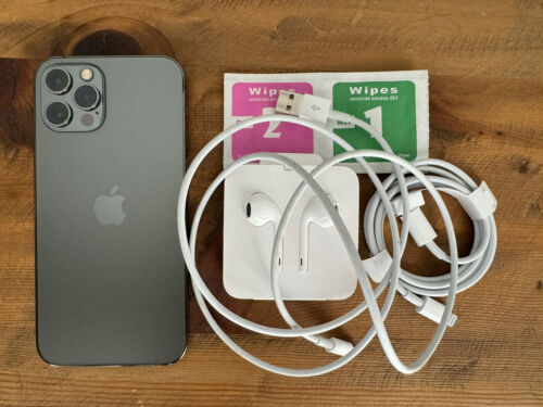 100% New Battery Health Apple iPhone 12 Pro 128GB Graphite 100% New Battery Health Apple iPhone 12 Pro 128GB Graphite