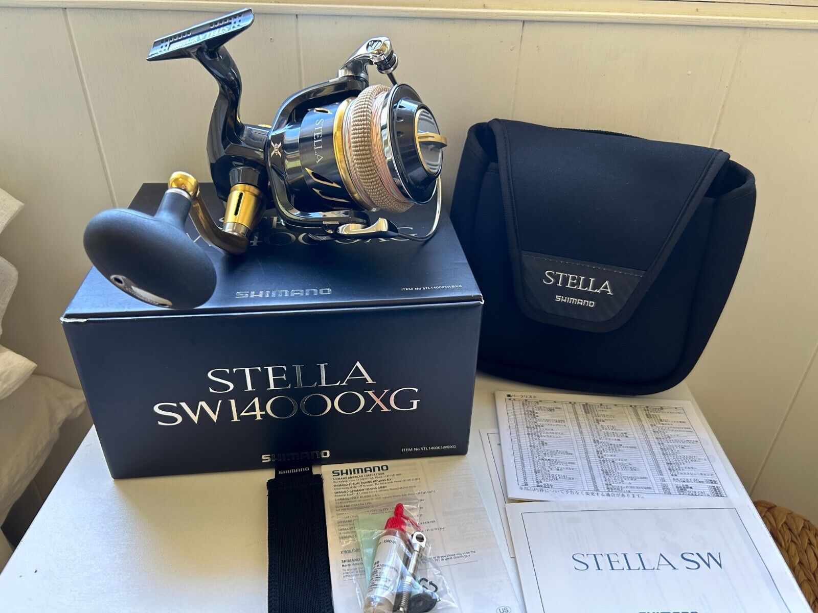 SHIMANO 13 STELLA SW 14000XG Spinning Fishing Reel Japan SHIMANO 13 STELLA SW 14000XG Spinning Fishing Reel Japan