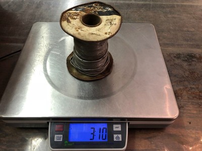 Nassau Western Electric Rosin Core Solder large Spool 3 lbs 10 oz