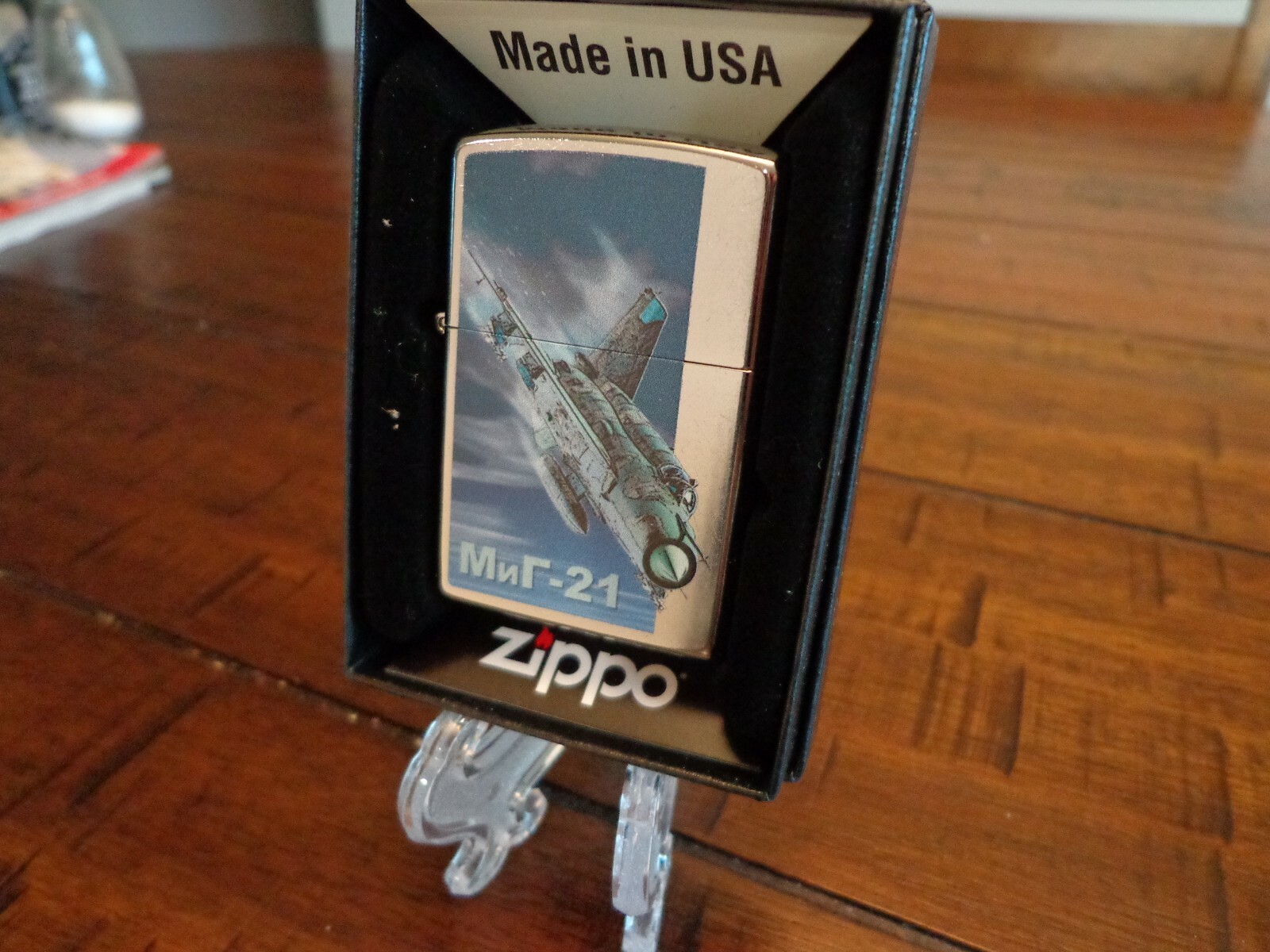 SOVIET MIG 21 FIGHTER PLANE JET ZIPPO LIGHTER MINT IN BOXのeBay公認海外通販｜セカイモン