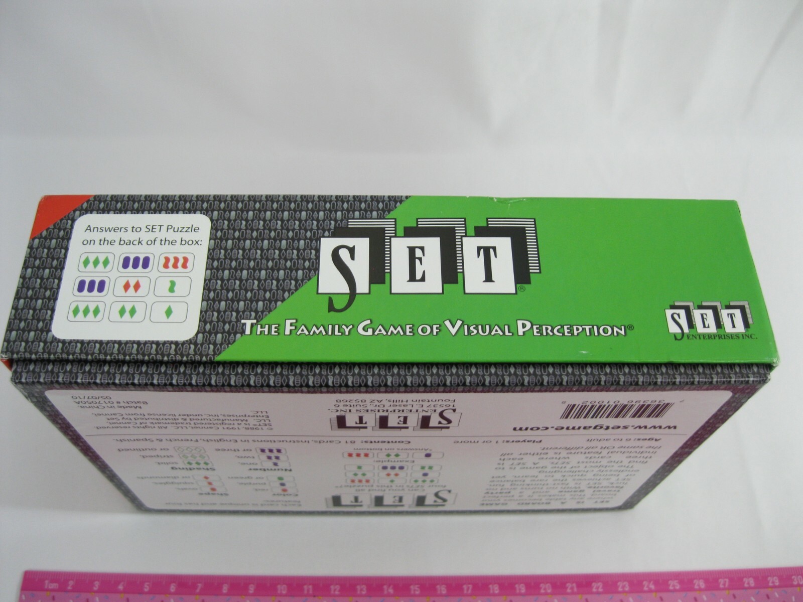 SET - THE FAMILY GAME OF VISUAL PERCEPTION - COMPLETE 1991 25+ BEST GAME AWARDS