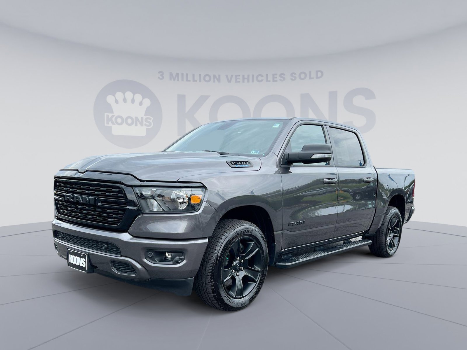 2022 Ram 1500 Big Horn 7895 Miles Granite Crystal Metallic Clearcoat