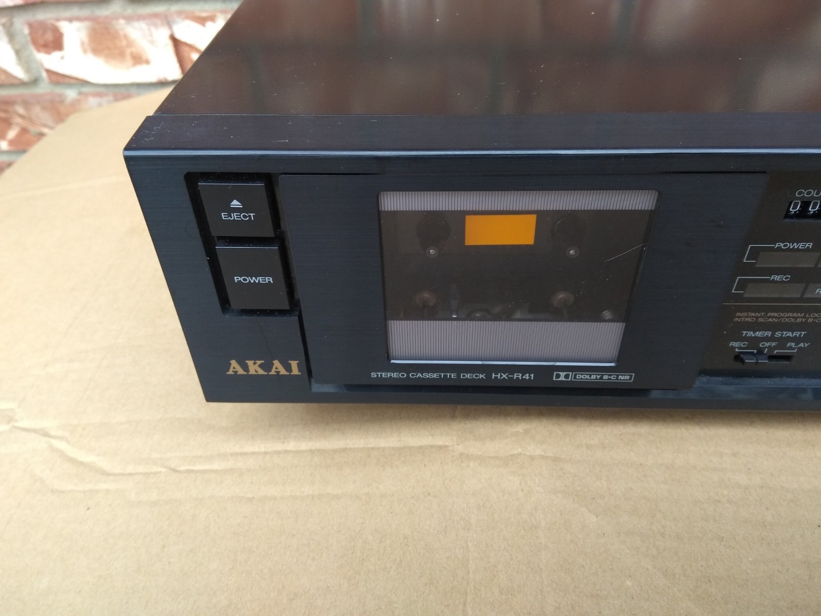 RARE Vintage AKAI Stereo Cassette Deck HX-R41, Made In Japan, tested excellent+