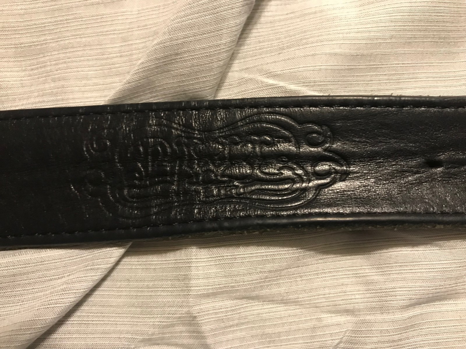 Bill Wall Leather Logo with Wings Belt Buckle and Size 38 BWL NGAF Belt