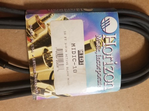 (3) Low Noise Balance Microphone Cable Horizon MIDIC-10 HORIZON 10 ft